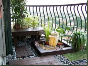 Tấm nhựa lót sàn ban công